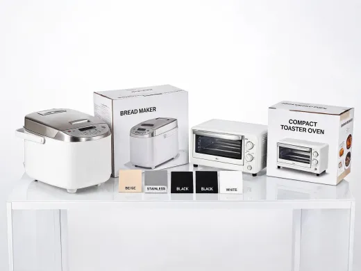 Bread maker and toaster oven samples